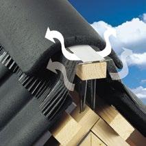 Obszar zastosowania Uniwersalne taśmy Roll-Fix premium i Roll-Fix służą jako element wentylacji grawitacyjnej i nadają się zarówno na dachy płaskie jak i
