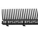 odpowiedniego koloru. Kolory: antracyt 0402. Okapowy element wentylacyjny z grzebieniem 1000 x 77 mm, PP, 540 KR 0046-2 4,82 30 720 wysokość el.