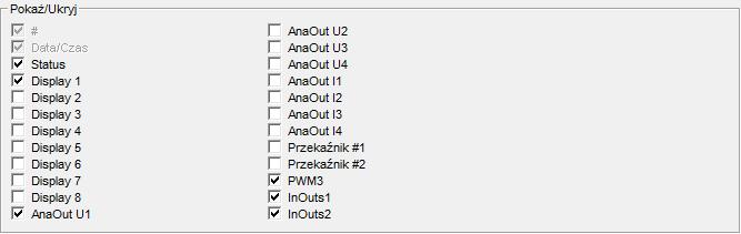 Można teraz wybrać część lub wszystkie pomiary i dokonać eksportu wyników do pliku *.csv lub skopiować dane do innego programu za pośrednictwem schowka systemowego.