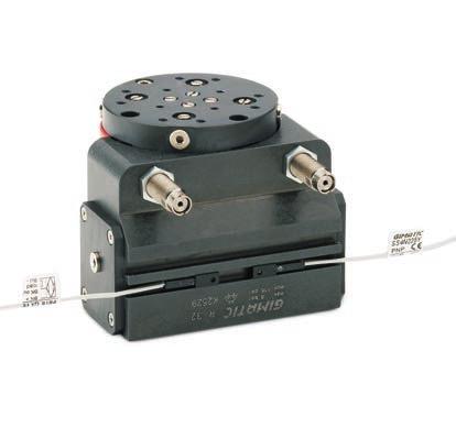 Sensors The operating position is detected by magnetic proximity sensors (optional) through a magnet placed on the