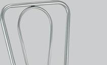 metalowa rama, lakierowana na kolor aluminiowy siedzisko z