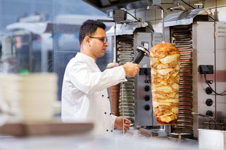 Artykuły przemysłowe dla profesjonalnej gastronomii PIEC KONWEKCYJNO- PAROWY moc: 2500 W 4 funkcje: rozmrażanie, cyrkulacja powietrza, obróbka kombinowana, obróbka z