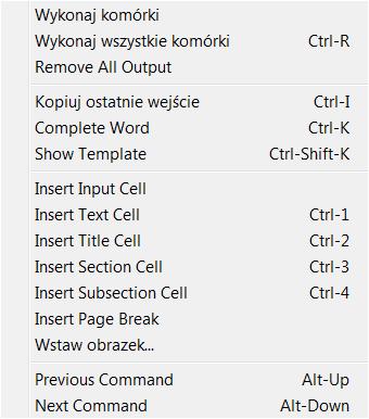 ROZDZIAŁ 1. INTERFEJS WXMAXIMA 13 Rysunek 1.6: czas możemy skopiować ostatnie wejście (najlepiej używając skrótu Crl-I), dokonać potrzebnych zmian i wykonać komórkę.
