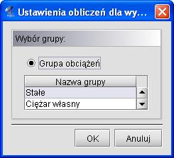 W tym przypadku, wyniki obliczeń statycznych od zestawu sił, będącego sumą grup (jak w kombinacji) są zupełnie inne niż suma wyników sił wewnętrznych od grup, wchodzących w skład tego samego zestawu.