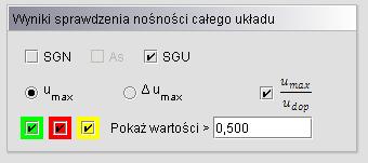 18 Gdy w projekcie występują grupy i kombinacje obciążeń Rys. 14.