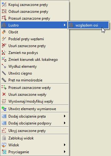 Podstawy Przy kopiowaniu elementów przez schowek należy pamiętać o kilku obowiązujących zasadach analogicznych jak te, które dotyczą dołączania jednego projektu do drugiego: Pręty przypisane do grup