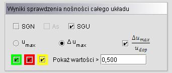 20 Gdy w projekcie występują grupy i kombinacje obciążeń Rys. 14.