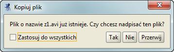 Instalowanie i uruchamianie programu W przypadku importu projektów użytkownika z poprzedniej wybranej wersji może się tak zdarzyć że wystąpią różne projekty o takiej samej nazwie (a na pewno tak