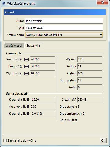 Podstawy mentów na głównym ekranie graficznym. Opcja ta dostępna jest w sekcji Skalowanie elementów w oknie Właściwości projektu. Rys. 3.