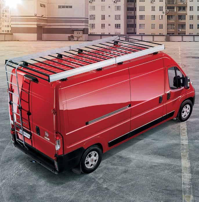 TRANSPORT I HOLOWANIE ALUMINIOWA SKŁADANA DRABINKA 50901491 - Do Ducato z