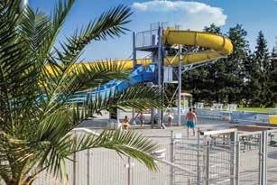 City centre of Culture and Recreation The town is proud of its swimming pool with two slides, play ground, squash and tennis courts.