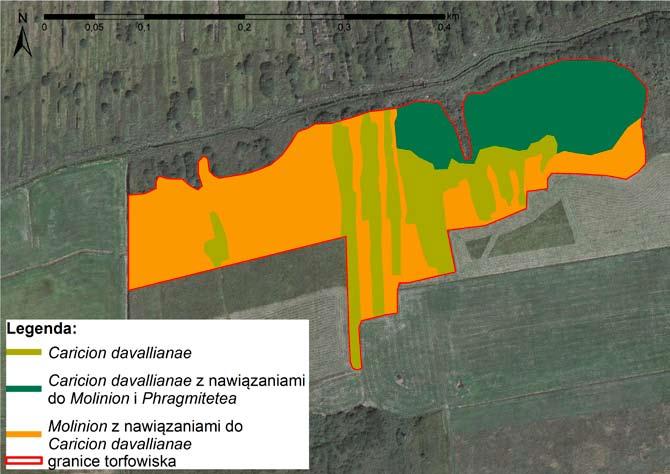 Ryc. 3. Roślinność rzeczywista torfowiska Plebanka. Ryc. 4.