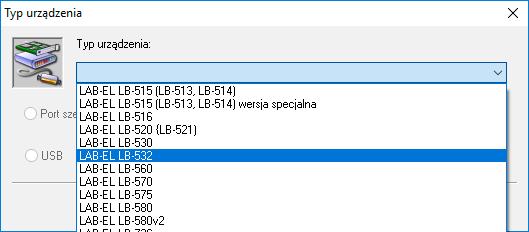 Menu urządzenia Na prawej krawędzi obudowy LB-532 znajduje się klawisz. Wciśnięcie i przytrzymanie klawisza spowoduje ukazanie się na wyświetlaczu bieżącej pozycji menu urządzenia.