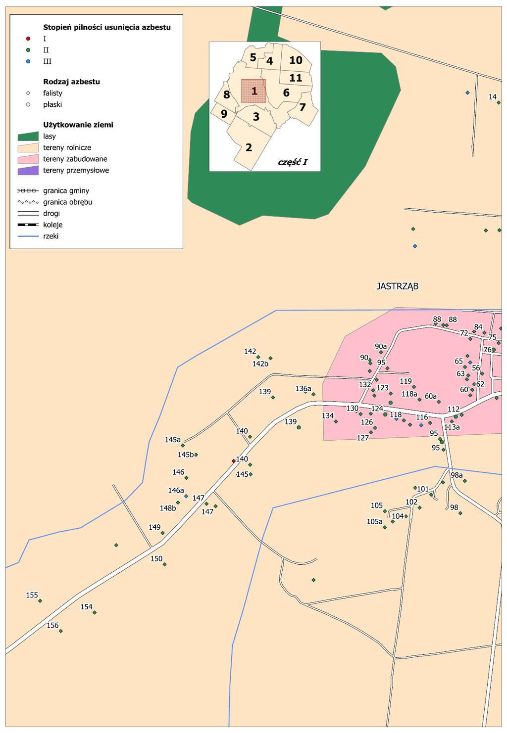 Mapa nr 2 Szczegółowa mapa rozmieszczenia płyt