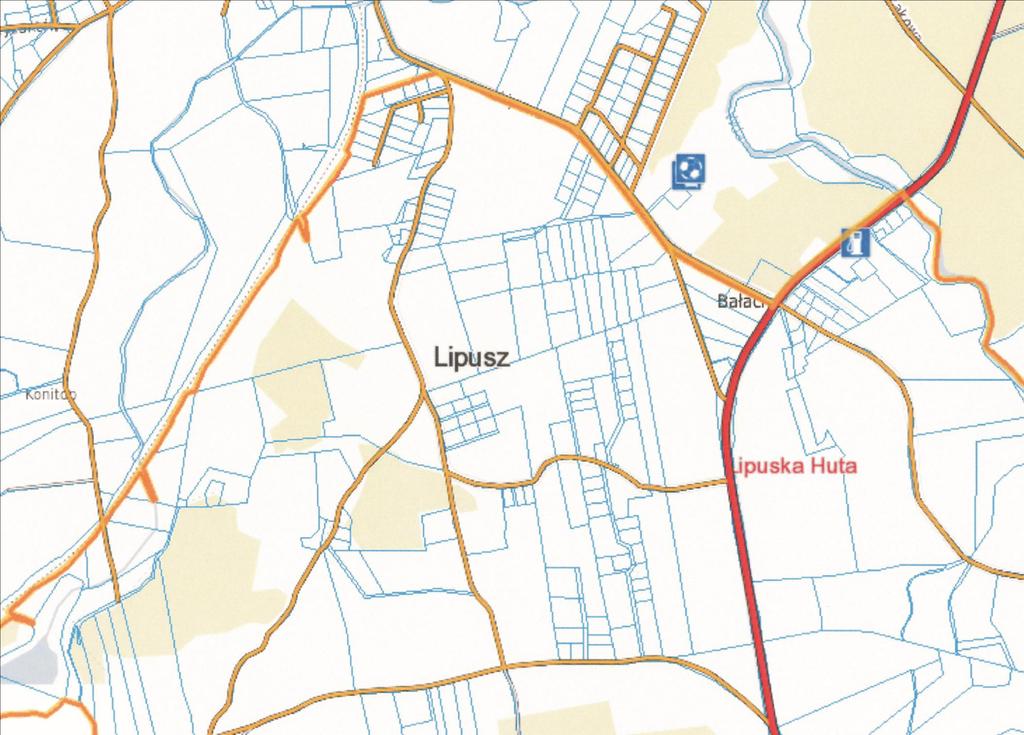 W s p ó l n a 20 A B E C F D G I H 2 A 2 teren którego zmiana dotyczy 3 0 A 2 22 23 24 22 A