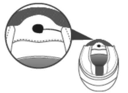 Jeżeli używasz mikrofonu na wysięgniku umocuj go z lewej strony kasku, uważając aby gąbka mikrofonu znalazła się jak najbliżej ust.