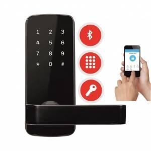 Dzięki technologi bluetooth mamy możliwo ść otwierania zamka SmartLock 402 oraz zarządzania nim z poziomu administratora w aplikacji TTLock.