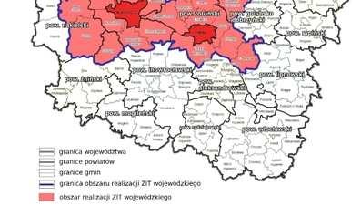 uchwałą nr 15/463/14 Zarząd Województwa wyznaczył obszar realizacji Zintegrowanych Inwestycji Terytorialnych dla