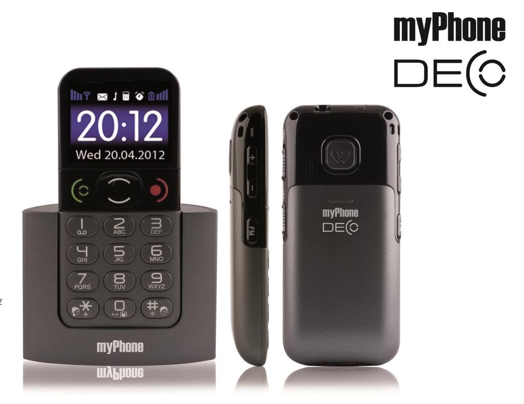 a myphone DECO przedstawiciel nowej generacji po prostu telefonów - zdobywa