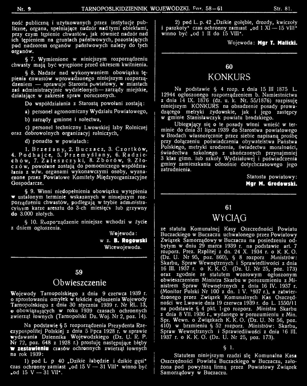 zakresie spraw Doruczonych.