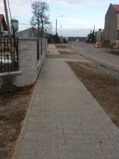 Wybudowali chodnik w Bogusławkach Wybudowano