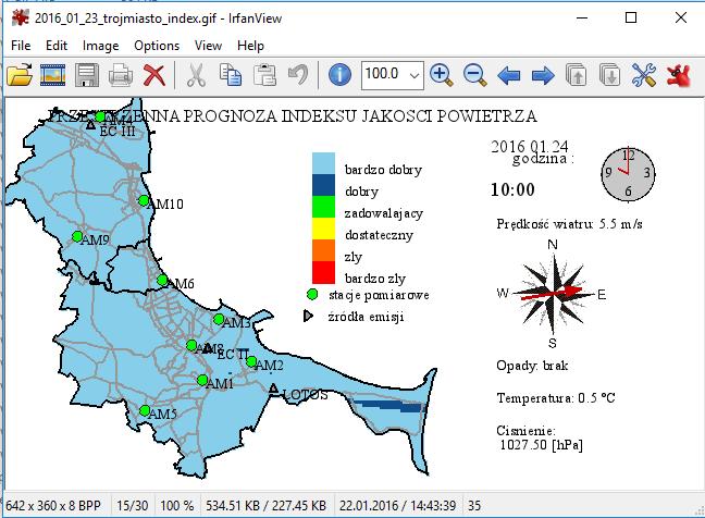 5. Ocena jakości powietrza w aglomeracji i Tczewie Ryc.129.