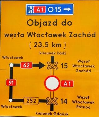 Zadanie 30. Na zamieszczonej tablicy informującej kierowców o przebiegu wyznaczonego objazdu numerem 252 oznaczono drogę gminną. krajową. powiatową. wojewódzką. Zadanie 31.