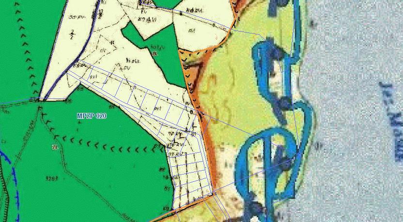 obowiązującego planu zagospodarowania przestrzennego, a w studium uwarunkowań i kierunków zagospodarowania przestrzennego gminy Dywity przedmiotowa działka znajduje na terenach rolnych, w jednostce