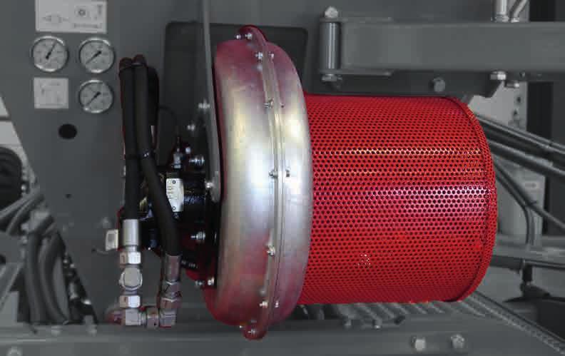 hydraulicznego. Podłączanie układu hydraulicznego OSTROŻNIE Uszkodzenia silnika dmuchawy - silnik wielotłokowy osiowy ¾ Przewód oleju wyciekowego podłączyć do przyłącza oleju wyciekowego ciągnika!
