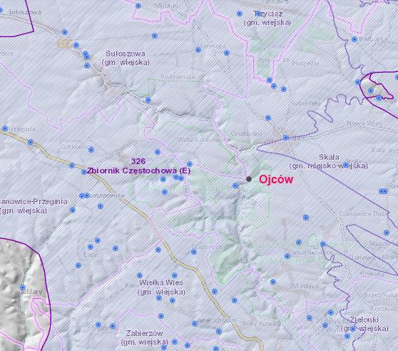 W okolicach Ojcowa wody podziemne układają się w trzech piętrach wodonośnych. Najbardziej zasobnym z nich jest piętro jurajskie. Znacznie mniej piętro kredowe i czwartorzędowe.