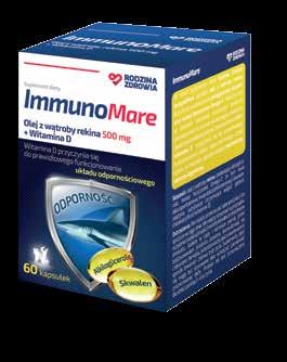 Immunosine ImmunoMare 1 saszetka rano i 1 saszetka wieczorem. 10 saszetek EAN: 5902666652294 Nr towaru: 122523 przeznaczony dla osób dorosłych.