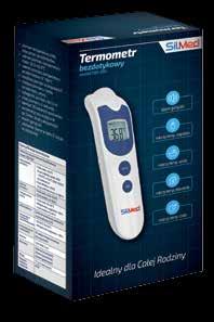 SilMed Termometr elektroniczny TEF-01 Przeznaczony do pomiaru temperatury ciała u dzieci i dorosłych.