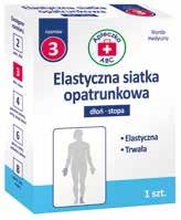 Elastyczna siatka opatrunkowa Dłoń, palec Rozmiar: 2 EAN: 5902666651693 Nr towaru: 121531 Elastyczna