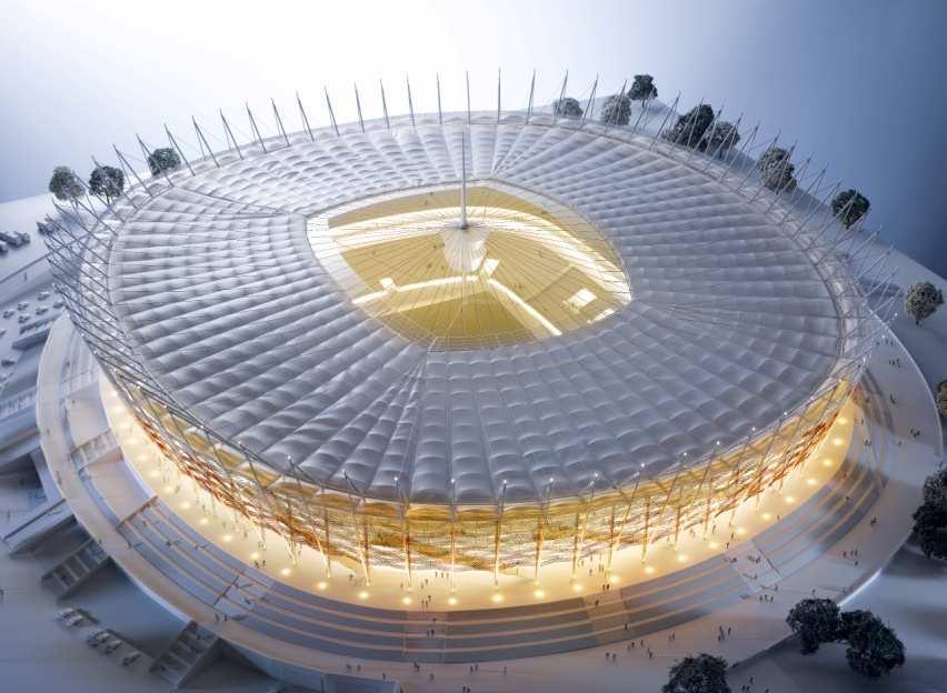 Stadion Narodowy w Warszawie Klasa stadionu (wg UEFA): 4 (d. Elite) Koszt budowy: 1.570 mln zł netto Termin oddania: lipiec 2011 Liczba miejsc: 55.000 Miejsca biznes: 4.