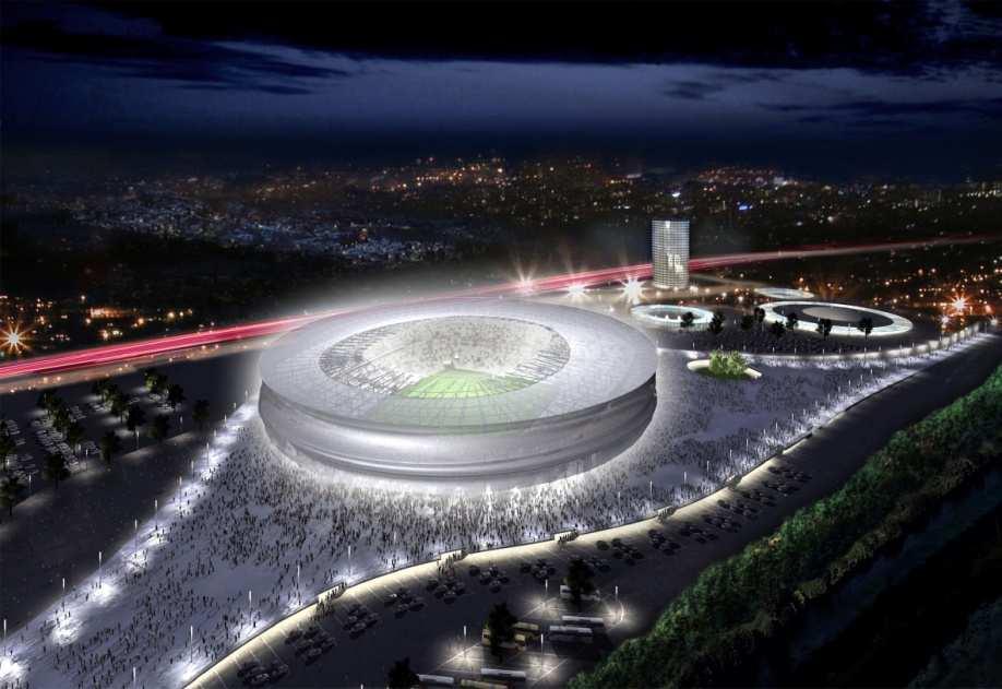 Stadion Miejski we Wrocławiu Klasa stadionu (wg UEFA): 4 (d. Elite) Koszt budowy: 730 mln zł netto Termin oddania: wrzesień 2011 Liczba miejsc: 43.000 Miejsca biznes: 2.