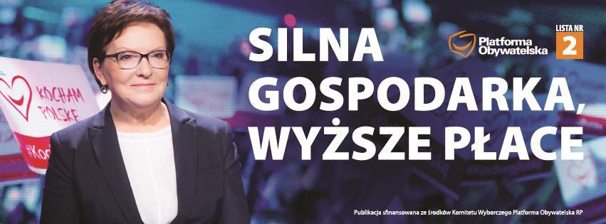 Przyjrzyjcie się przykładowym plakatom ugrupowań (A, B, C), które weszły do Sejmu w 2015 r. 1. Porównajcie hasła i oceńcie ich nośność. Czy są ciekawe, zrozumiałe i przekonujące (chwytliwe)?