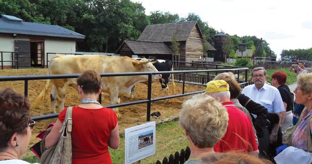 zwiedzaniem wieży mauzoleum. Wieża o wysokości 22 metrów została wzniesiona w ok. 1860 roku przez Leonharda Bier bau ma po tra gicz nej śmier ci cór ki.