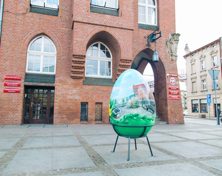 Na gładkiej powierzchni jaja z fiberglassu może zagościć dowolny