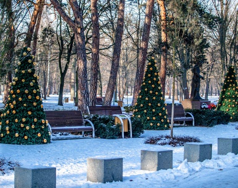84 85 Zimowe dekoracje To kolekcja świątecznych dekoracji, które umożliwiają sprawne i efektowne zagospodarowanie przestrzeni miejskich w okresie zimowym.