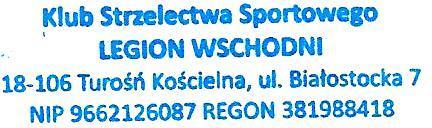 Turośń Kościelna: 2019-07-06 Regulamin Otwarte Zawody Strzeleckie Iwanówka 14.07.2019 1.
