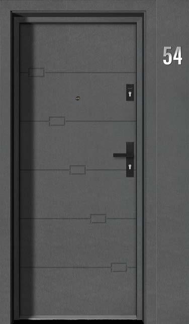 do drzwi antywłamaniowych - RC 2 Panel poziomy PCV 70