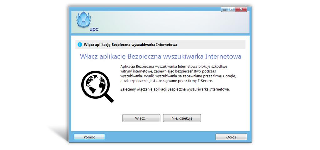 9. Ostatni krok instalacji to decyzja, czy chcesz skorzystać z funkcji