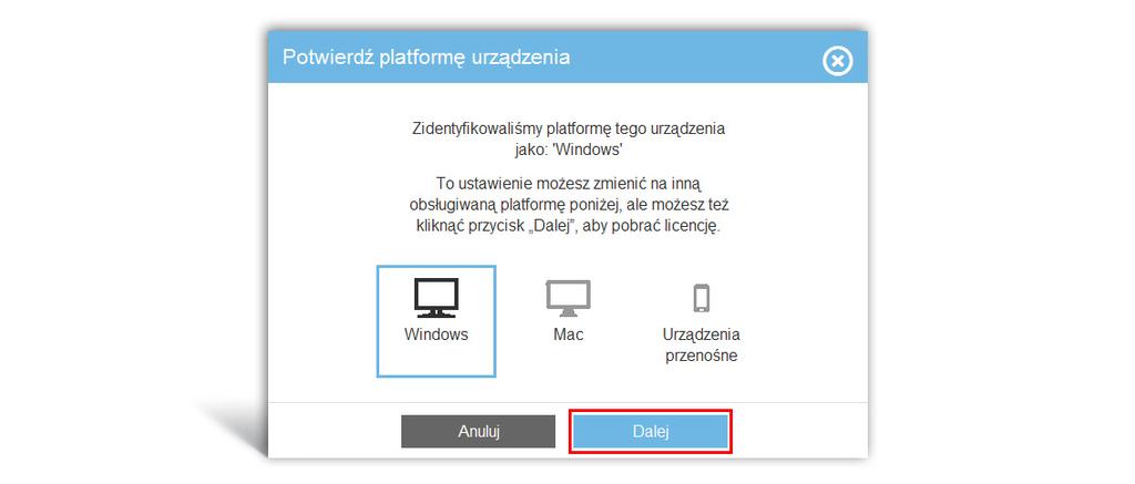 UPC, a następnie kliknij Pobierz.