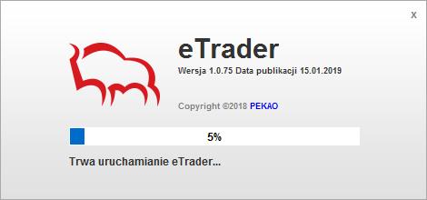 Pobieranie pliku etrader.jnlp Po uruchomieniu pliku etrader.