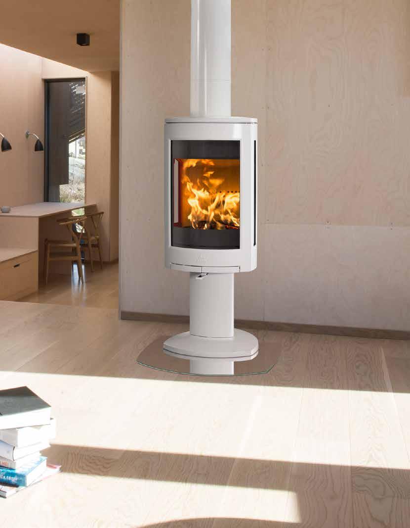F 370 ADVANCE WHE - NOWOŚĆ EWOLUCJA IKONY DESIGNU Linią pieców 370 Series, Jøtul redefiniował kominkowy design i zdobył nagrodę Red Dot: Best of the best.