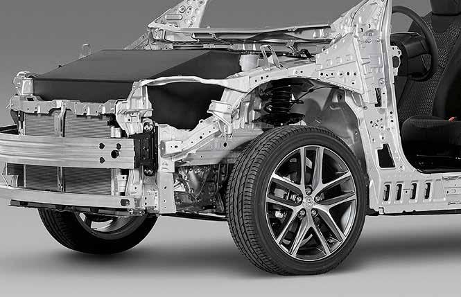 bezpieczeństwa aktywnego i biernego przez wykorzystanie funkcji systemów Toyota Safety Sense.