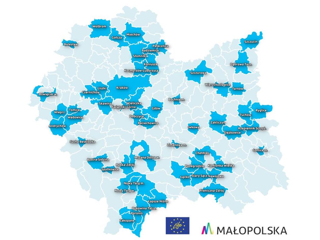 miasto Tuchów (ok. 7 tys. mieszkańców) 