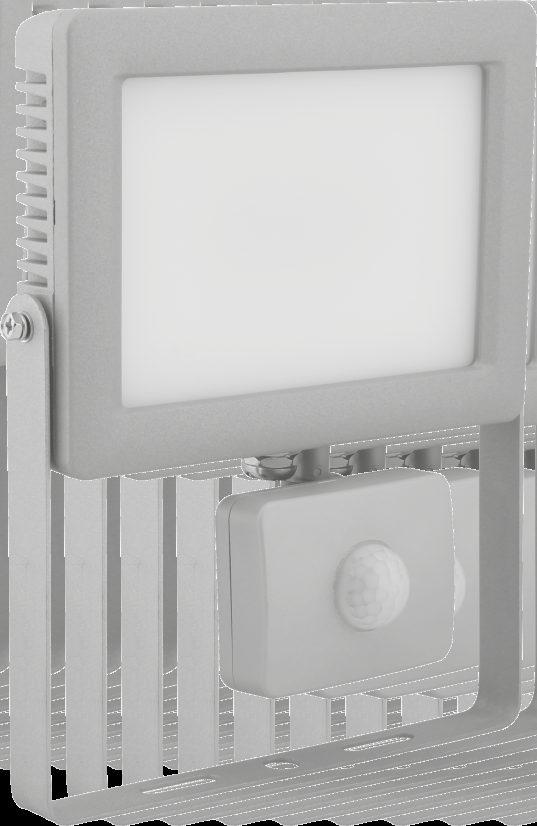 OPRAWY LED LED NL SMD FLAT S naświetlacz LED z czujnikiem ruchu IR OBUDOWA: odlew aluminium KLOSZ: szkło hartowane PRZEDNIA RAMKA: poliwęglan