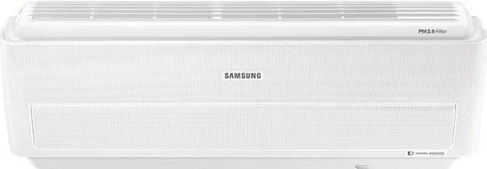 5 Klimatyzatory Samsung Wind-Free Ultra wyposażone są w szeroki filtr pokrywający 100% otworu wlotu powietrza.