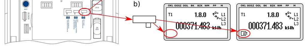 Rysunek 19. Przełącznik blokady optycznego interfejsu komunikacyjnego OPTO 7.2.